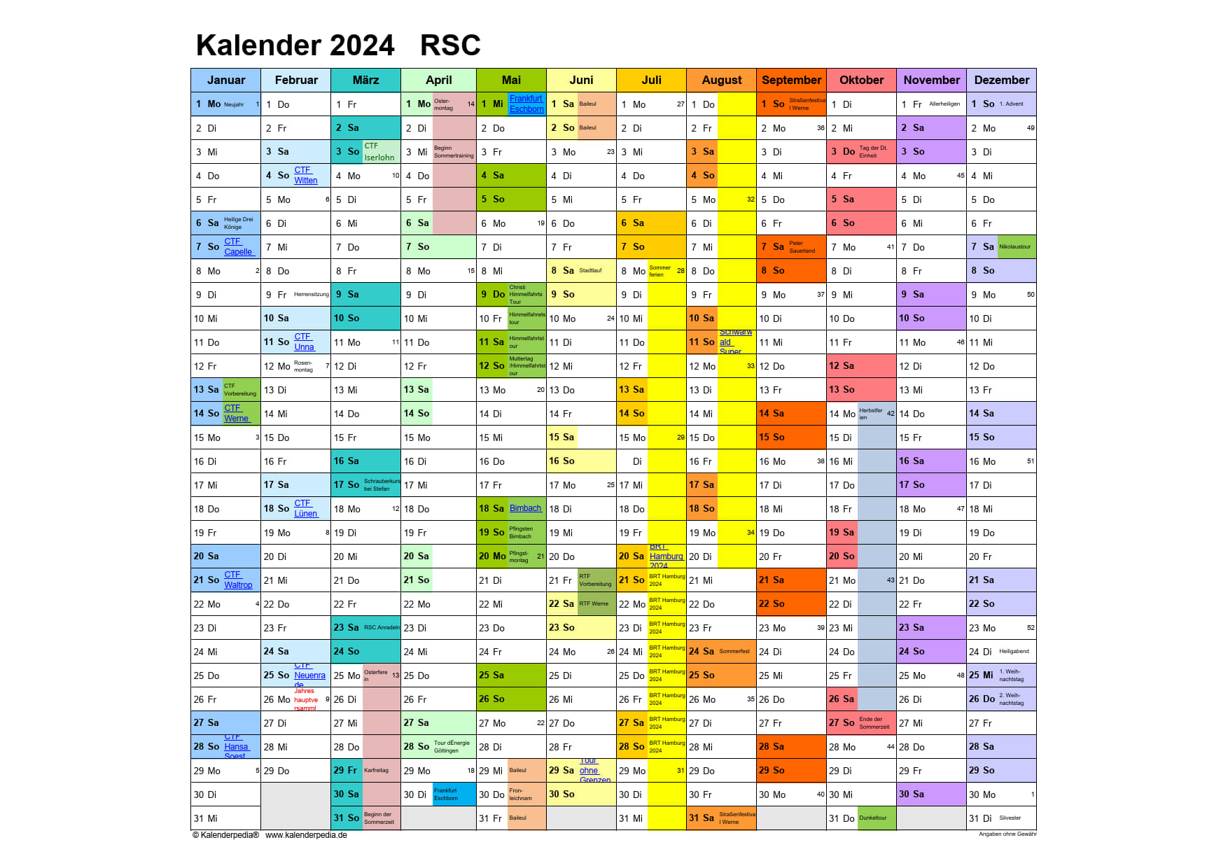 Kalender_2024 RSC Veranstaltungen