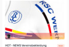 HOT-NEWS Vereinsbekleidung